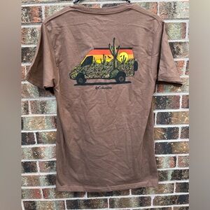 Columbia T-shirt Desert Camper Cactus Men Small New with tags